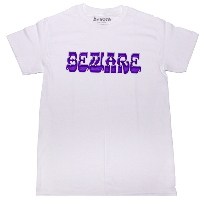 PURPLE LOGO T-SHIRT