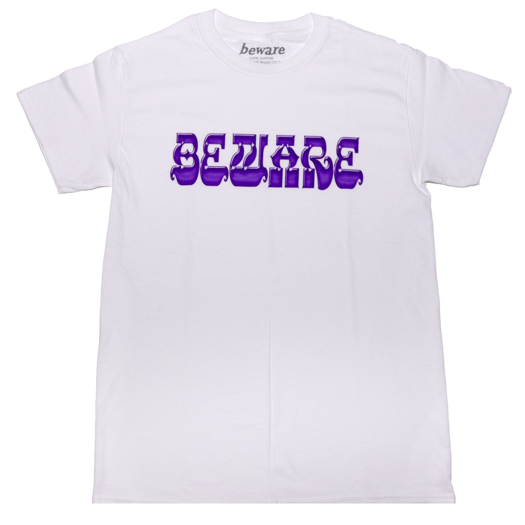 PURPLE LOGO T-SHIRT